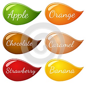 Flavor Icon set for label