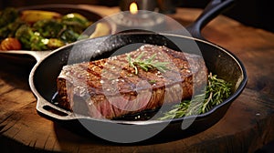 flavor steak in cast iron