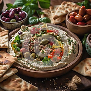 the flavors of the Mediterranean with a mezze platter