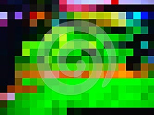 A flawless deviant graphical  design of colorful pattern of squares photo