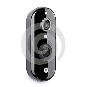 Flawless Visual of a Photo SmartDoorbell, Isolated on a White Background