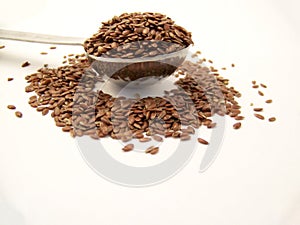Flax Seed Overflowing Measuring Spoon, Horizontal