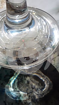 Flayar vain from the table jamp