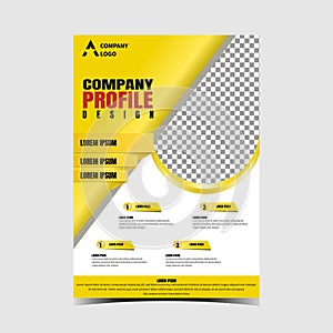 Flayer Design Vector company profile design