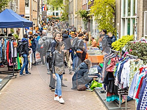 Flea market on Kingday