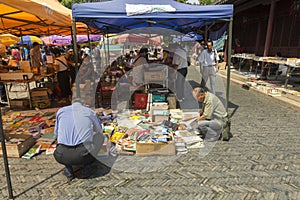 Flea market in Shanghai, China