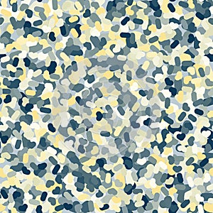 Flecktarn camouflage seamless pattern background. Vector illustration.