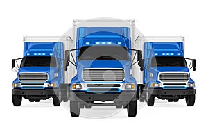 Fleet of Freight Transportation Isolated