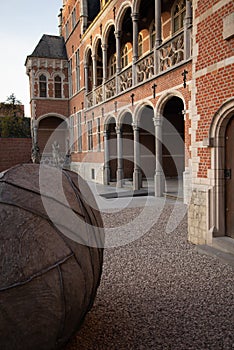 Flemish Belgian town of Mechelen. Hof van Busleyden