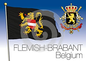 Flemish Brabant flag, Belgium