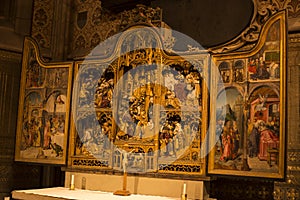 Flemish reredos from 1520 A.D