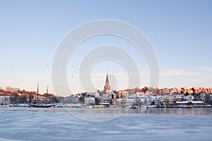 Flensburg in winter