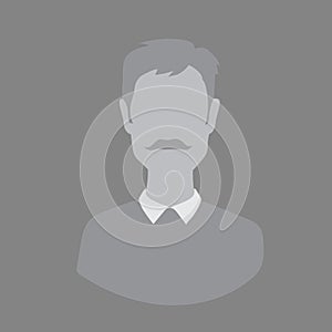 Flete guy, man, woman, avatar, profile photo, gray silhouette is