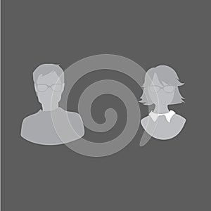 Flete guy, man, woman, avatar, profile photo, gray silhouette is