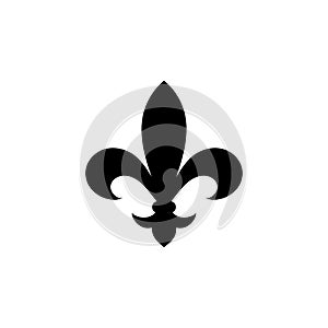Fleur de lis heraldic icon.