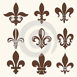 fleur de lis set