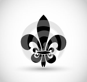 Fleur de lise vector set