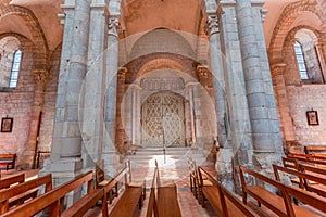 Fleury abbey, Saint Benoit sur Loire, France, interiors