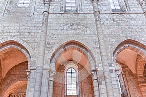Fleury abbey, Saint Benoit sur Loire, France, interiors