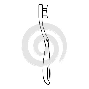 Flex toothbrush icon, outline style