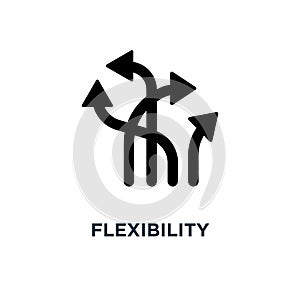 flexibility icon. flexibility concept symbol design, vector illu