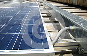 Flexible Conduit connected to Wireway Solar PV Rooftop