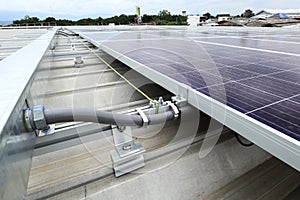 Flexible Conduit connected to Wireway of Solar Rooftop System