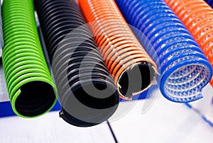 Flexible duct hose tubing multicolor