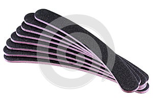 Flexible Emery board used in manicures and pedicur