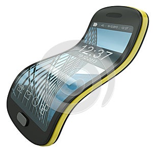 Flexible smartphone photo