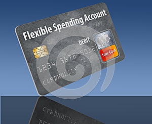 Flexible Spending Account FSA debit card.