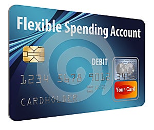 Flexible Spending Account FSA debit card.