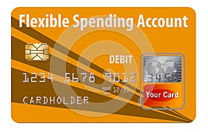Flexible Spending Account FSA debit card.