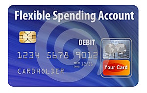 Flexible Spending Account FSA debit card.