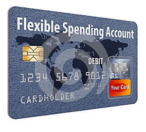 Flexible Spending Account FSA debit card.