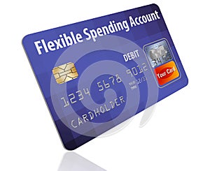 Flexible Spending Account FSA debit card.