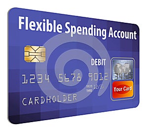 Flexible Spending Account FSA debit card.