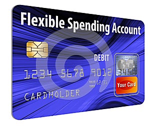 Flexible Spending Account FSA debit card.