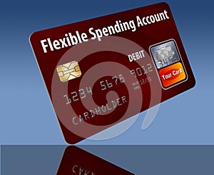 Flexible Spending Account FSA debit card.