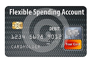 Flexible Spending Account FSA debit card.