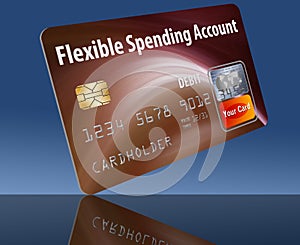 Flexible Spending Account FSA debit card.