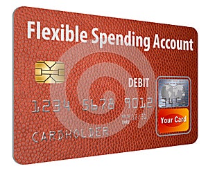 Flexible Spending Account FSA debit card.