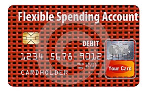 Flexible Spending Account FSA debit card.