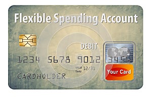 Flexible Spending Account FSA debit card.