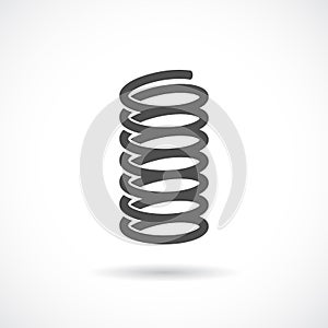 Flexible spring vector icon