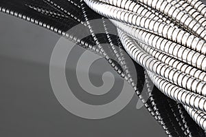 Flexible steel in helix shape