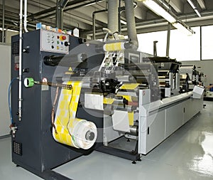Flexo press printing