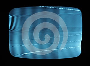 flickering tv screen