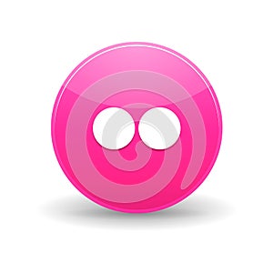 Flickr icon, simple style photo
