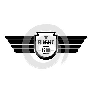 Flight 1989 logo, simple style